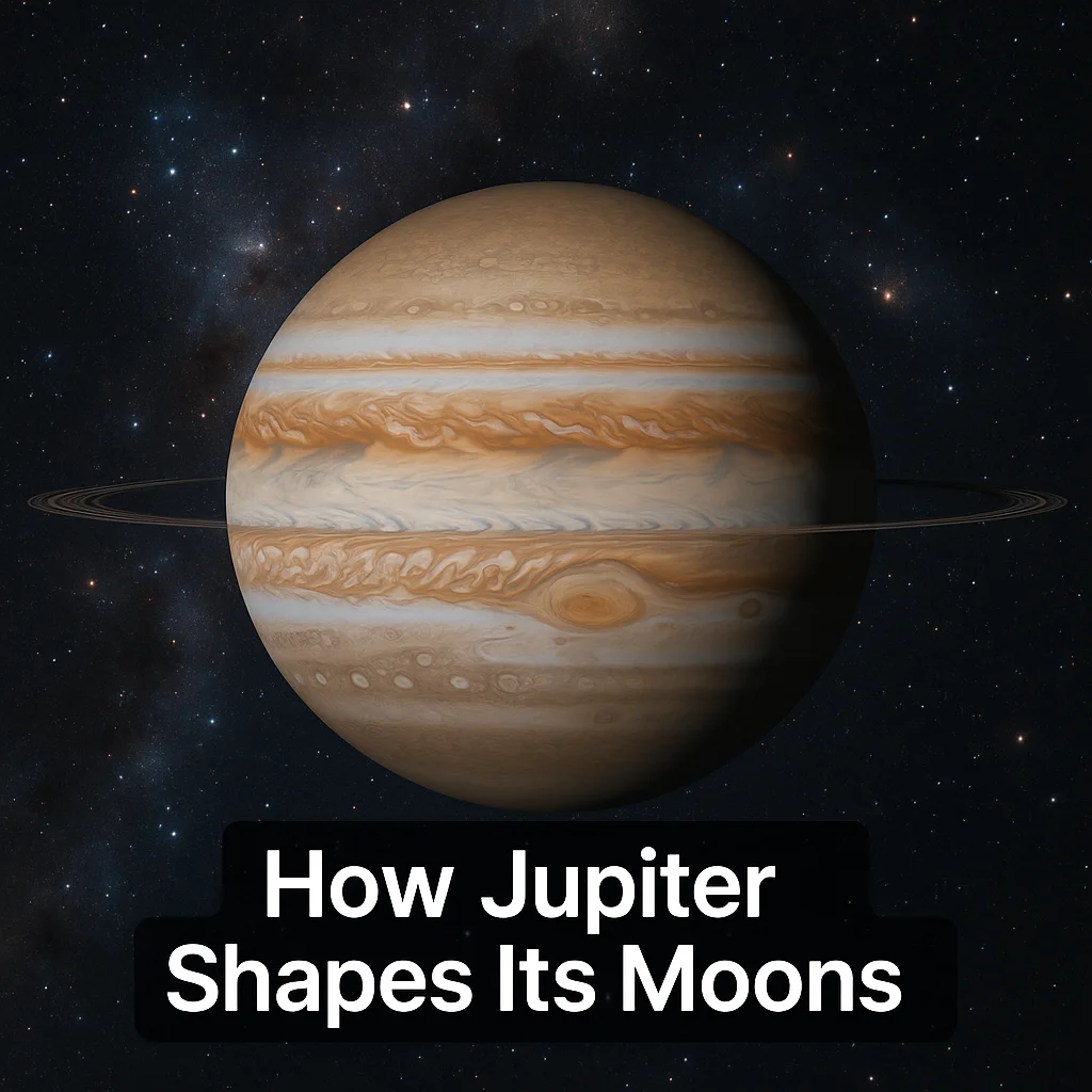 How Jupiter Shapes Its Moons