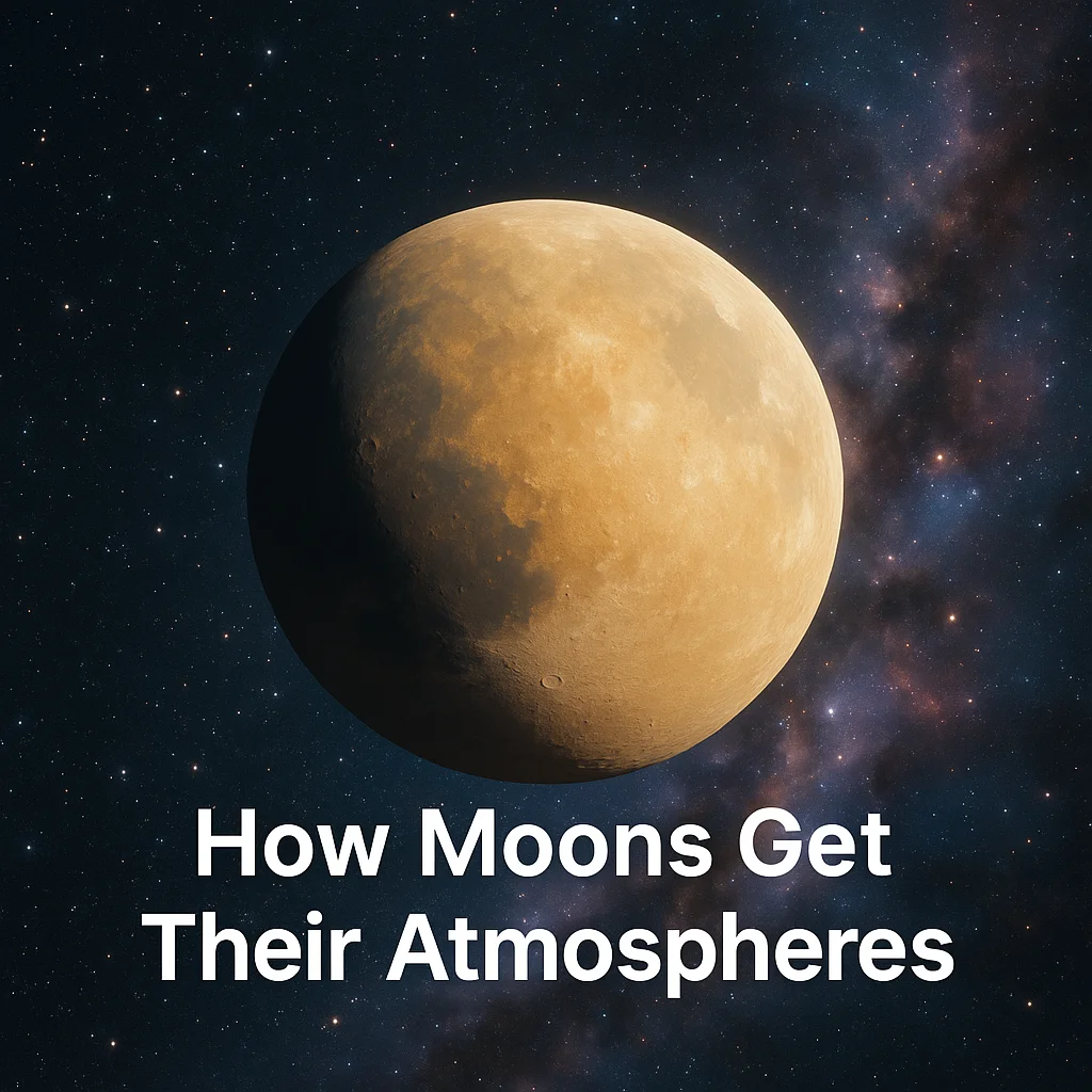 How Moons Get Their Atmospheres