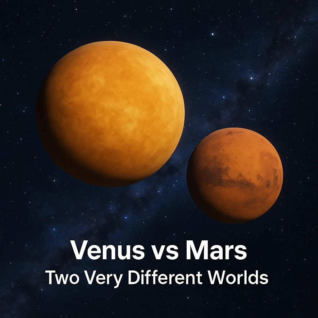 Venus vs Mars: Two Very Different Worlds