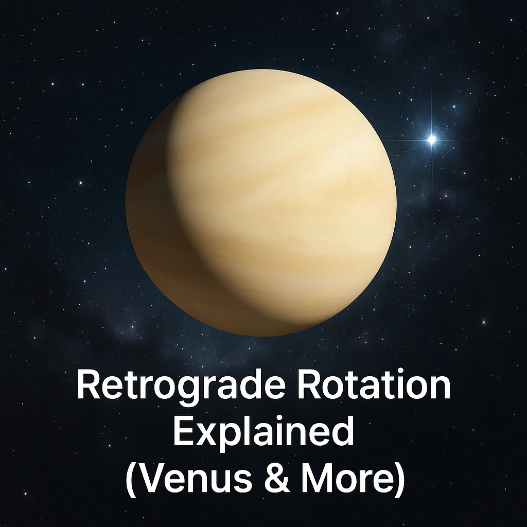 Retrograde Rotation Explained (Venus & More)